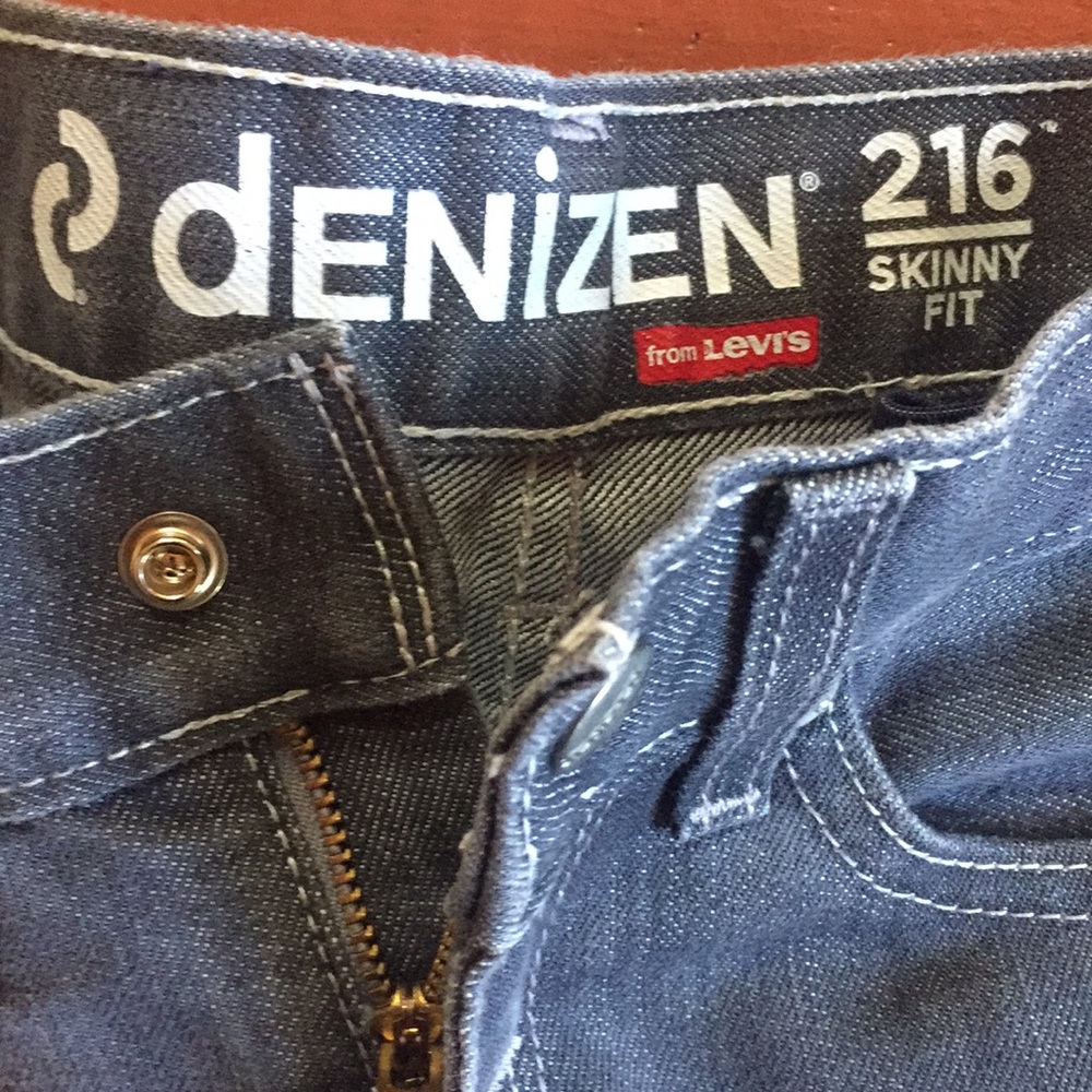 216 Skinny Fit Grey Blue Denzien LEVIS 6
